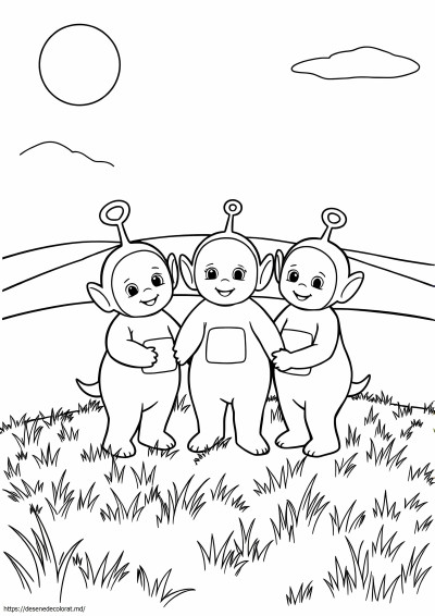 Teletubbies cu ochiul mic