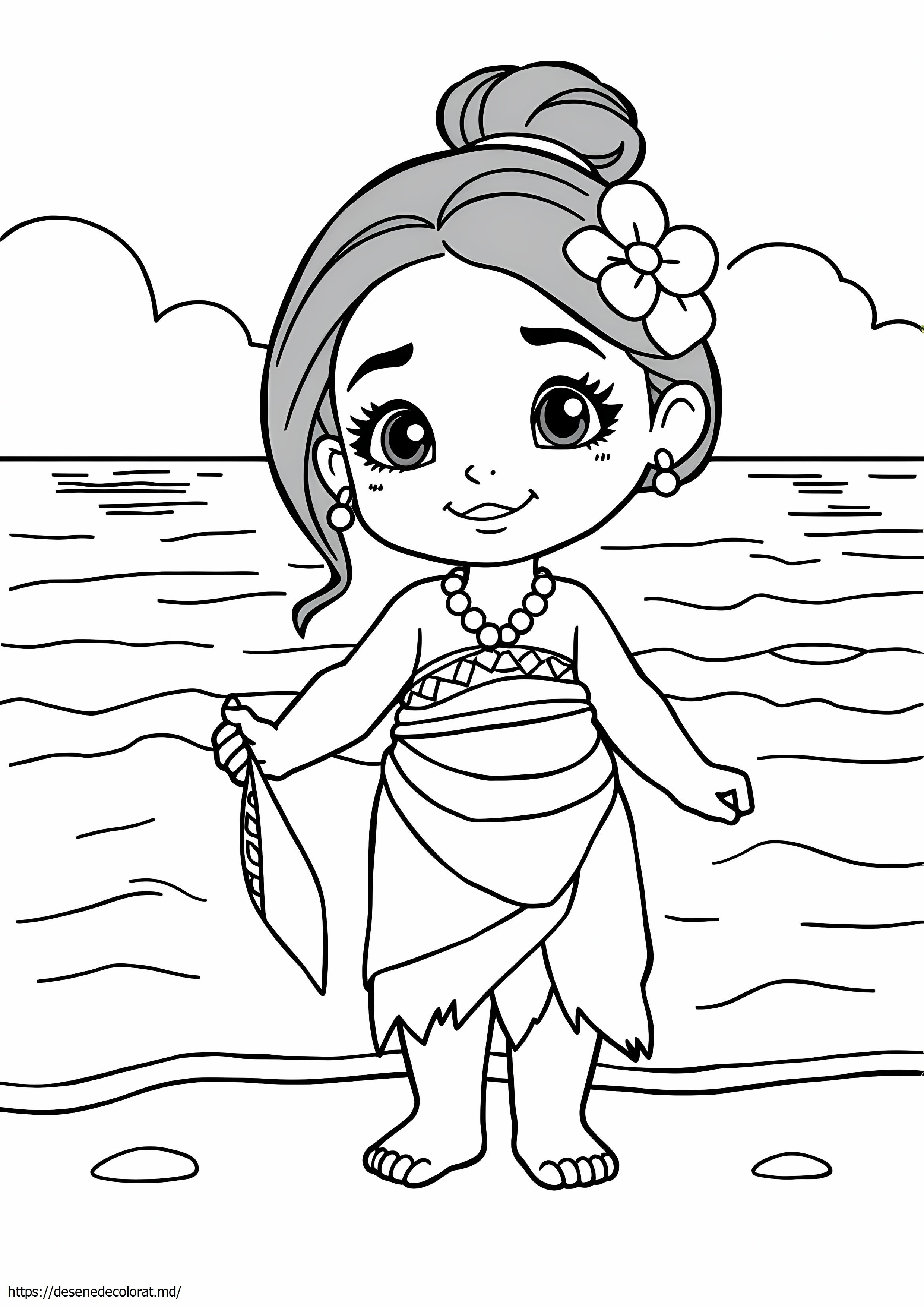 Copil mic moana