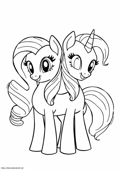 Twilight Sparkle Celestia micutul meu ponei