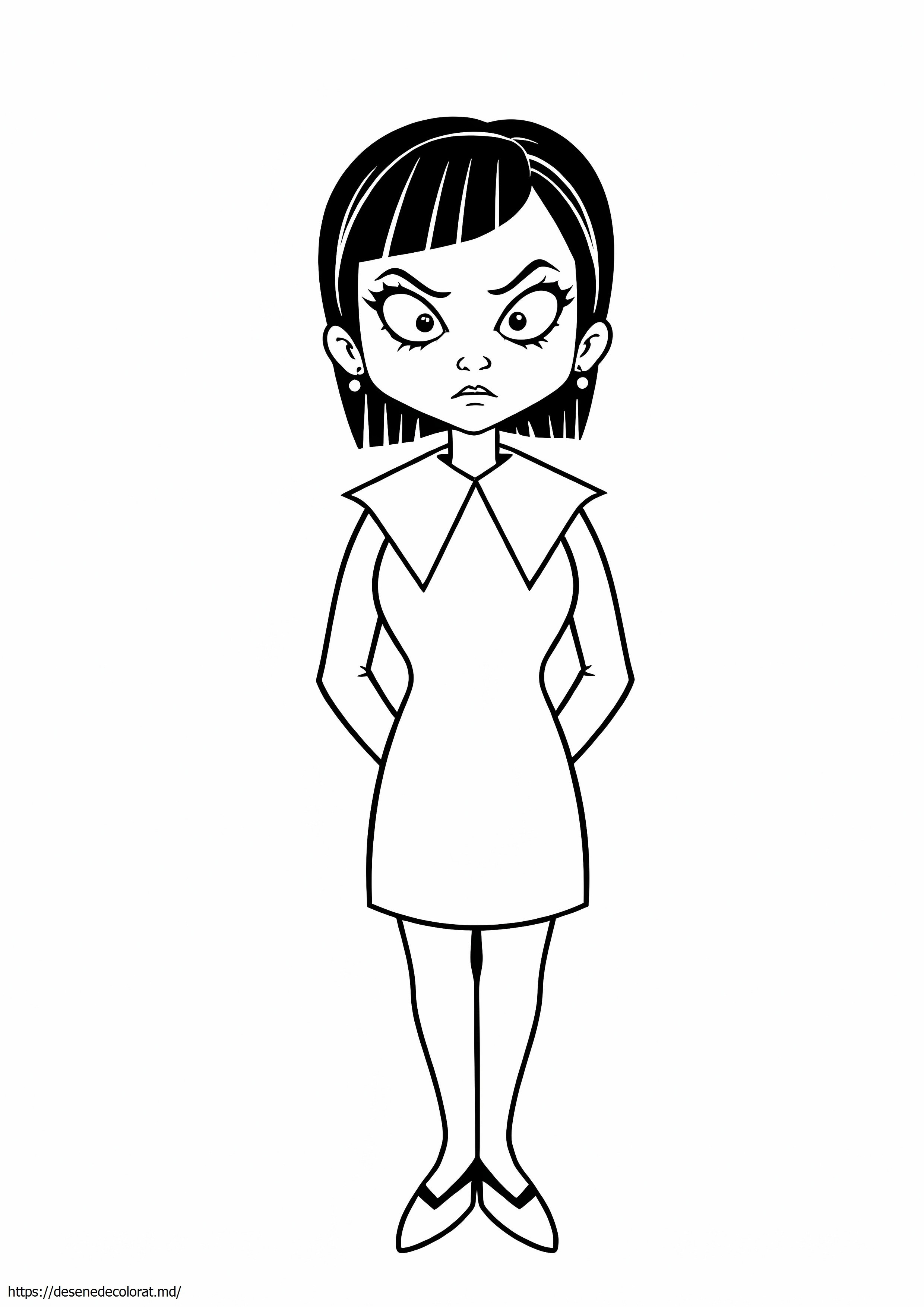Miercuri desen familia addams