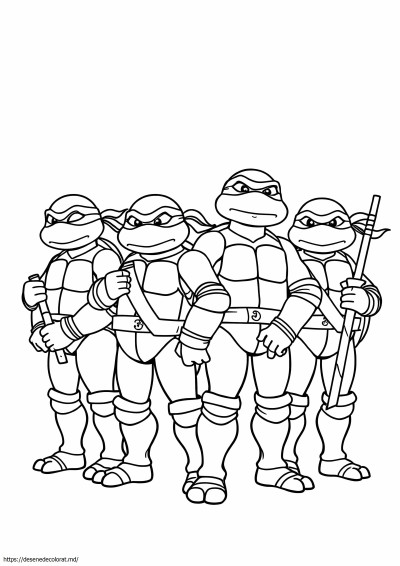 4 țestoase ninja