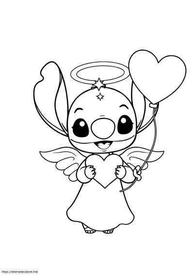 Înger lilo drăguț baby stitch