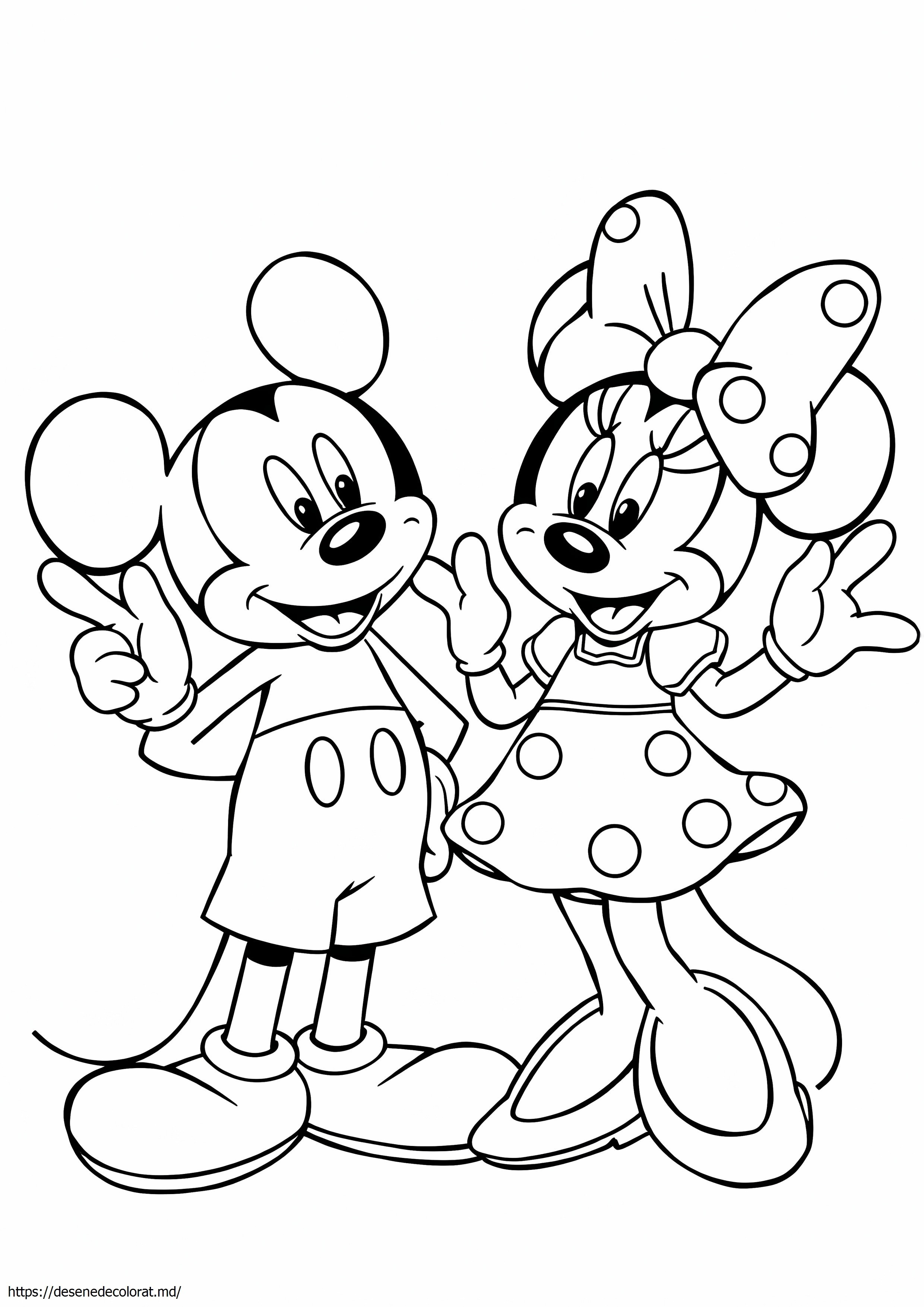 Drăguți mickey și minnie