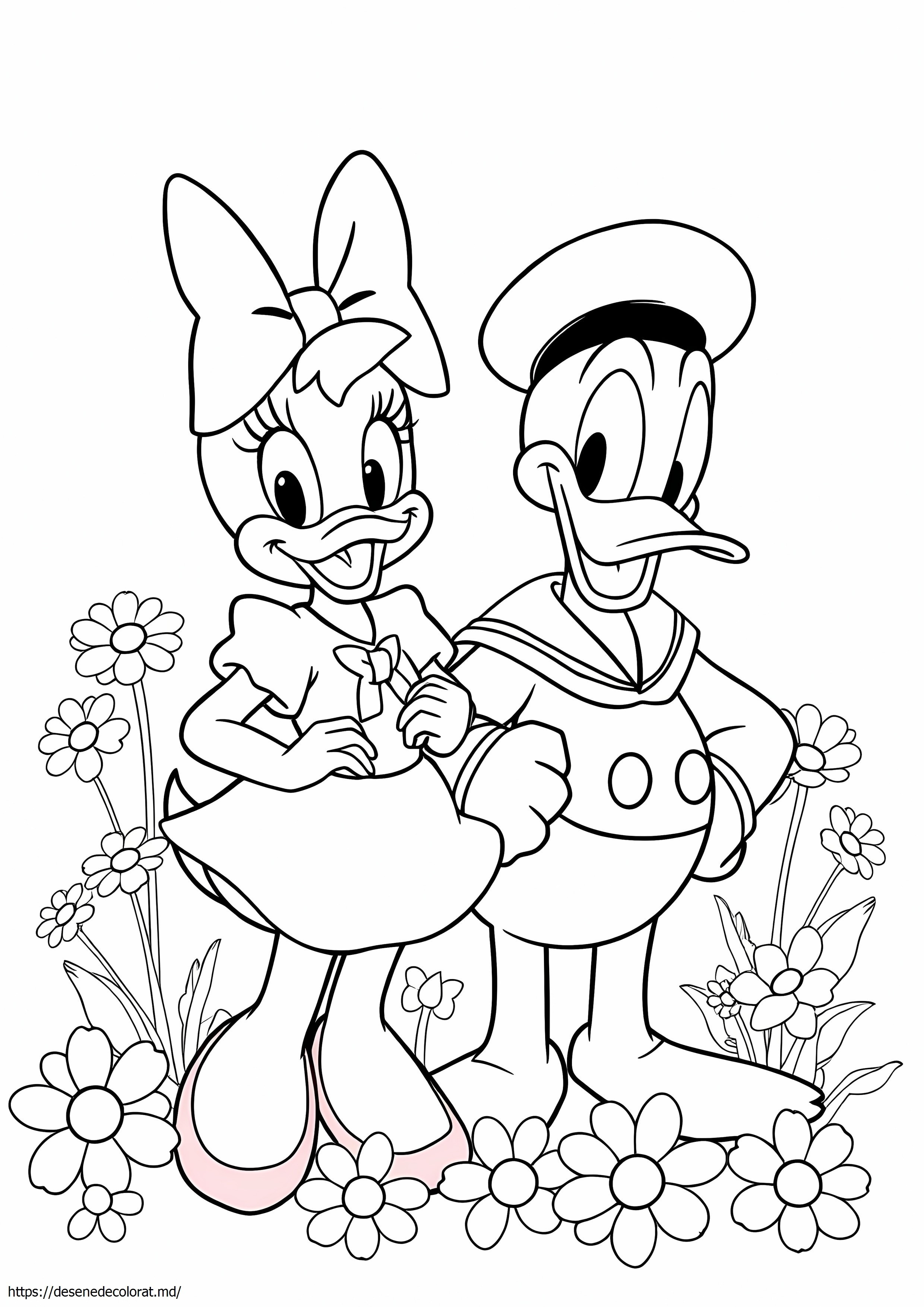 Margaretă și rață Donald