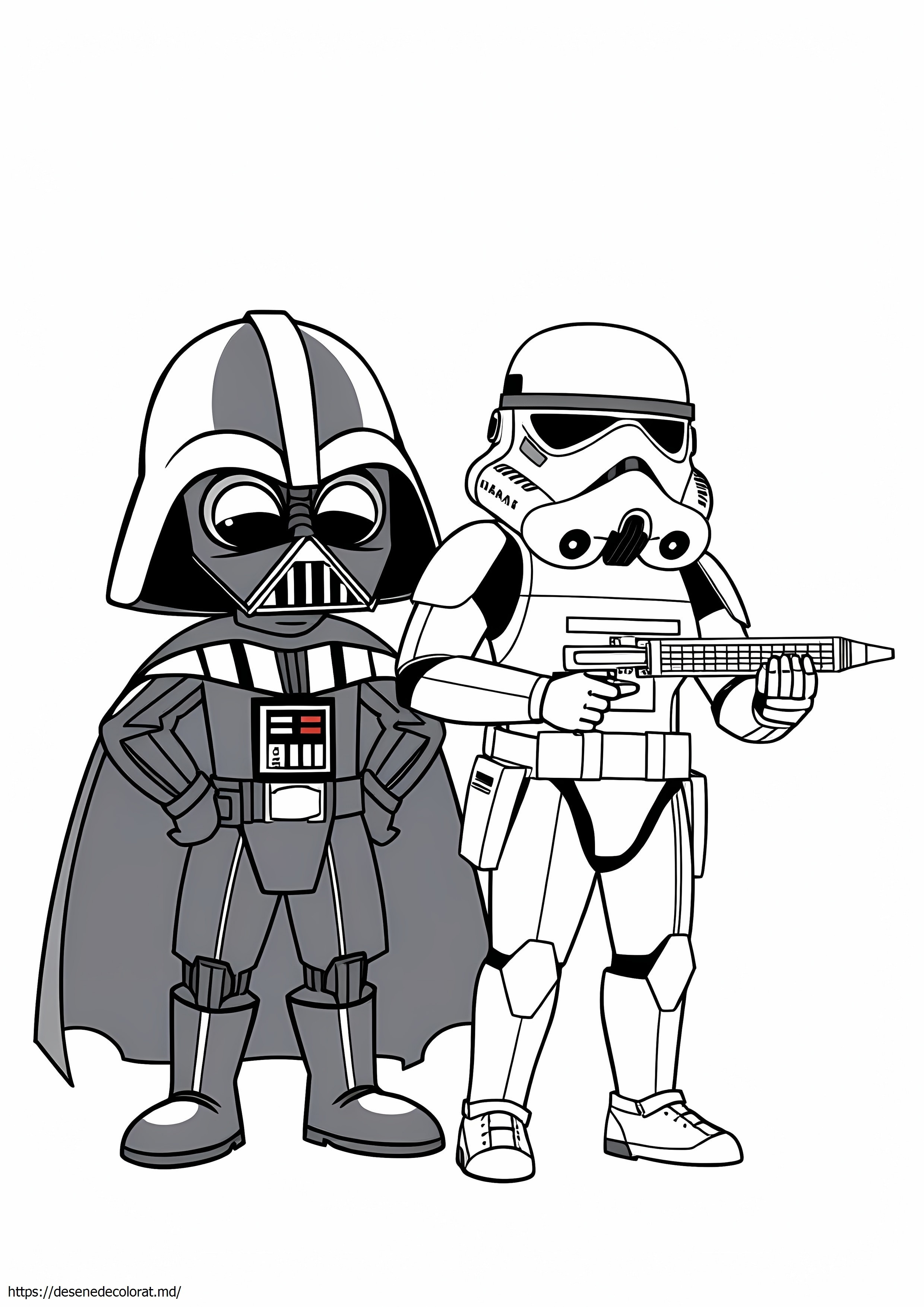 Darth Vader și Stormtrooper