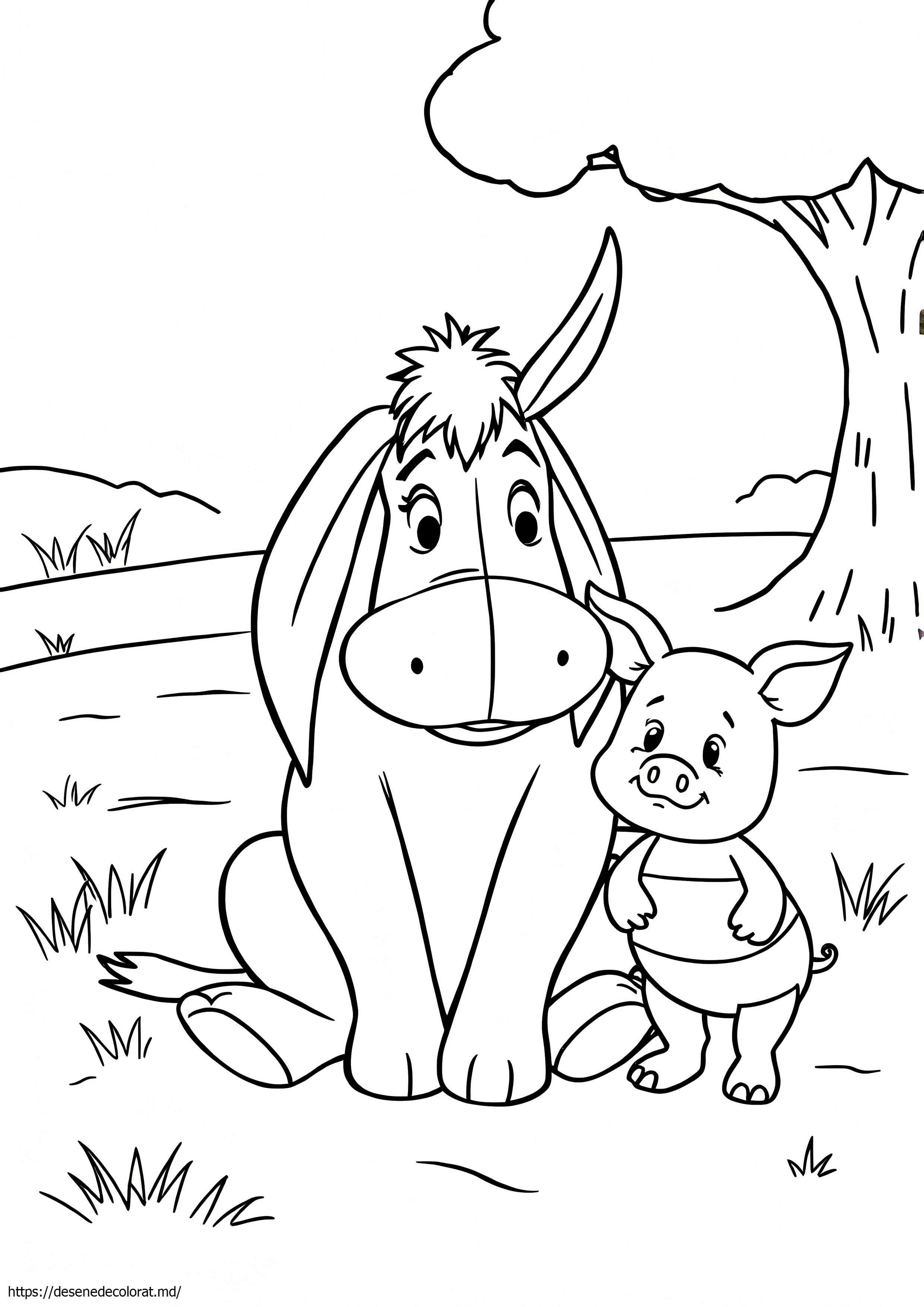 Eeyore și purcel
