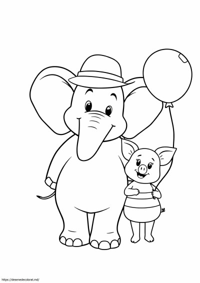 Elefant și porc