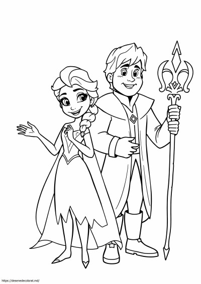 Elsa și jack frost