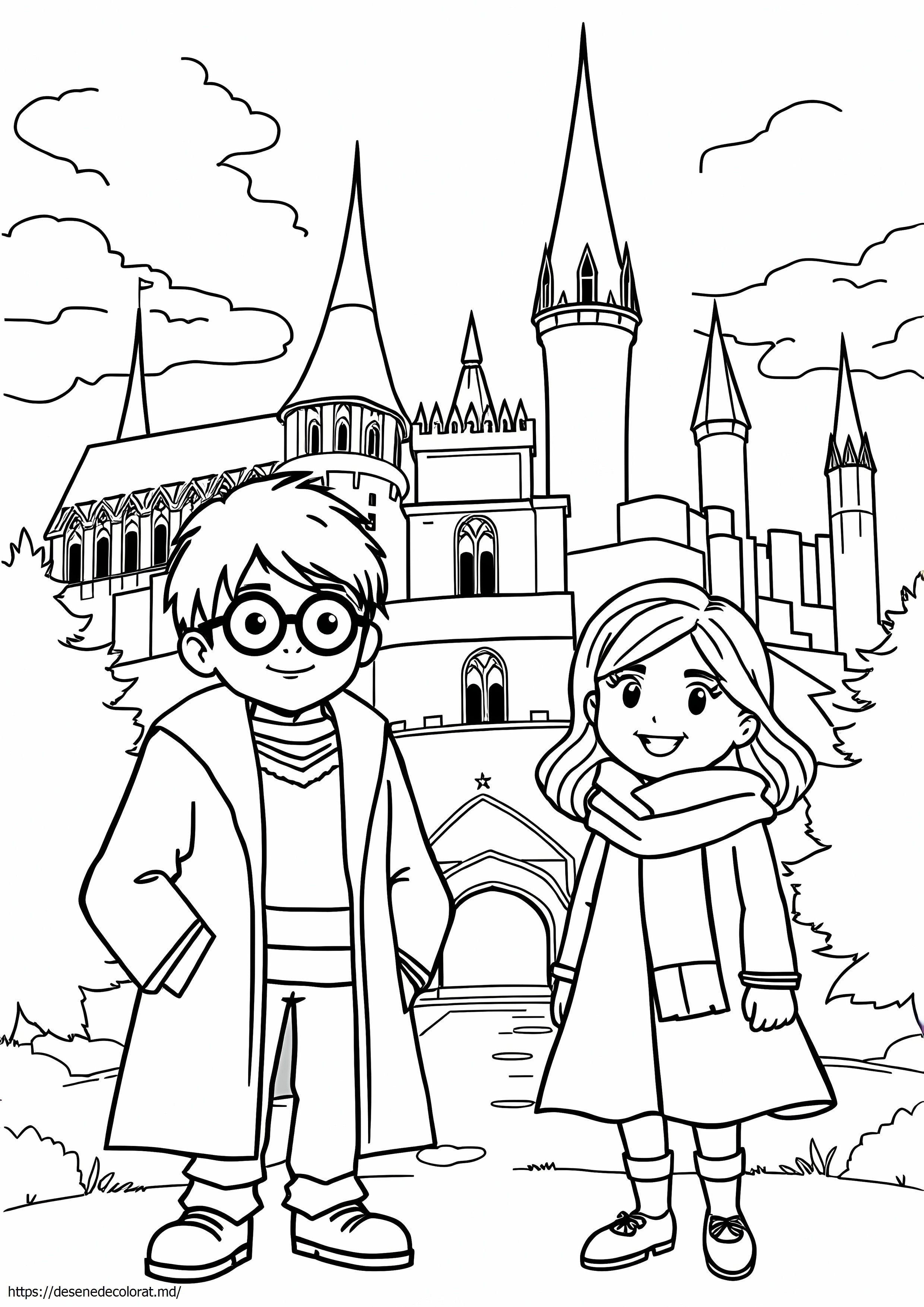 Harry potter ron weasley și hermione granger