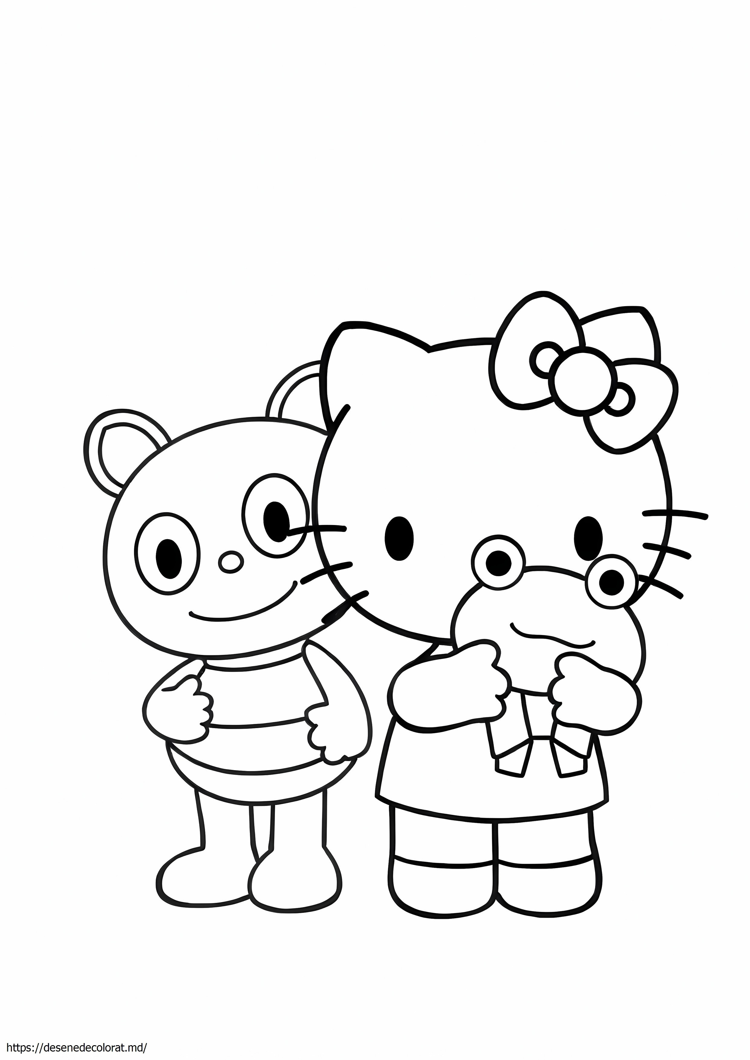Hello kitty și keroppi