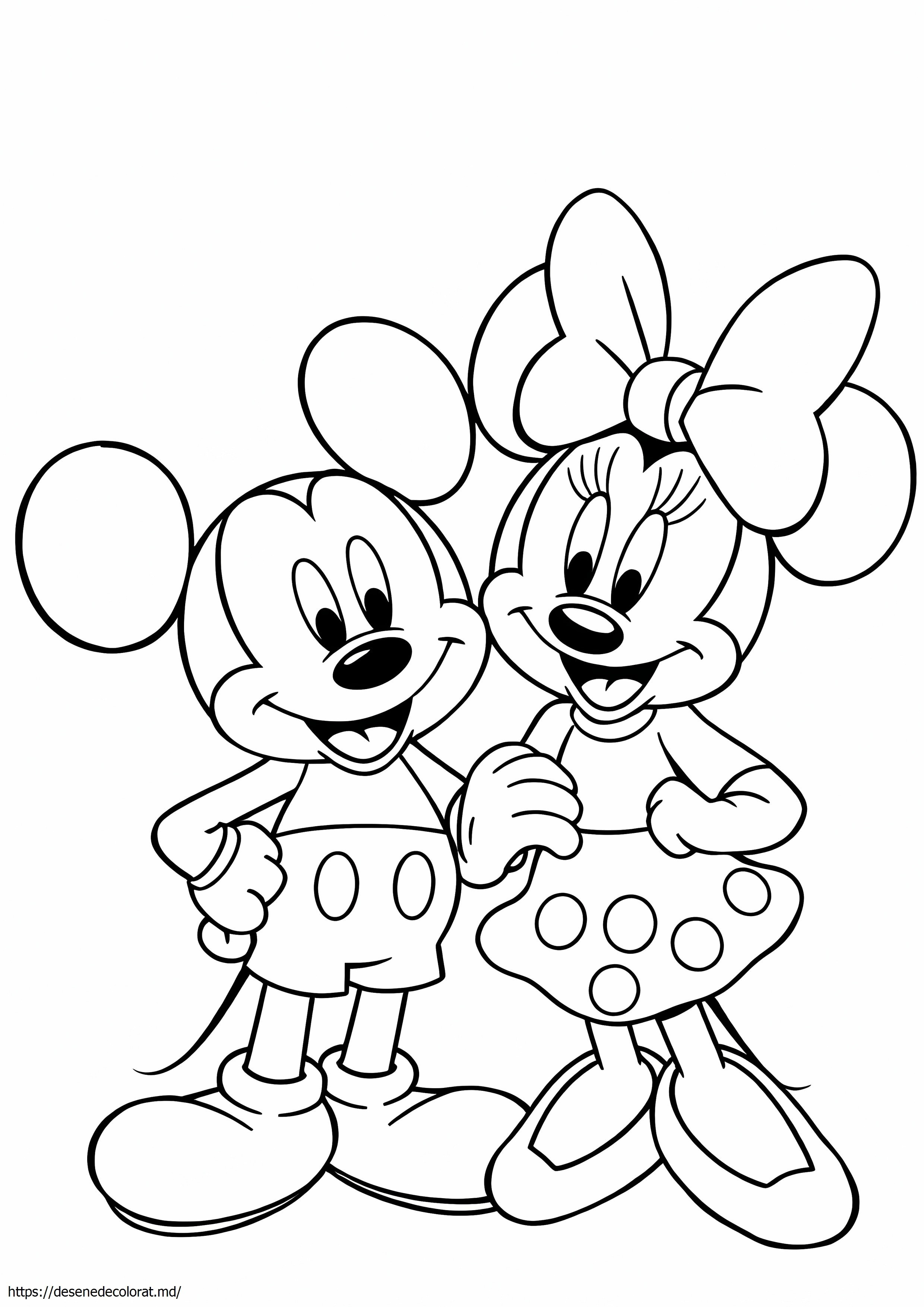 Mickey și mini mouse