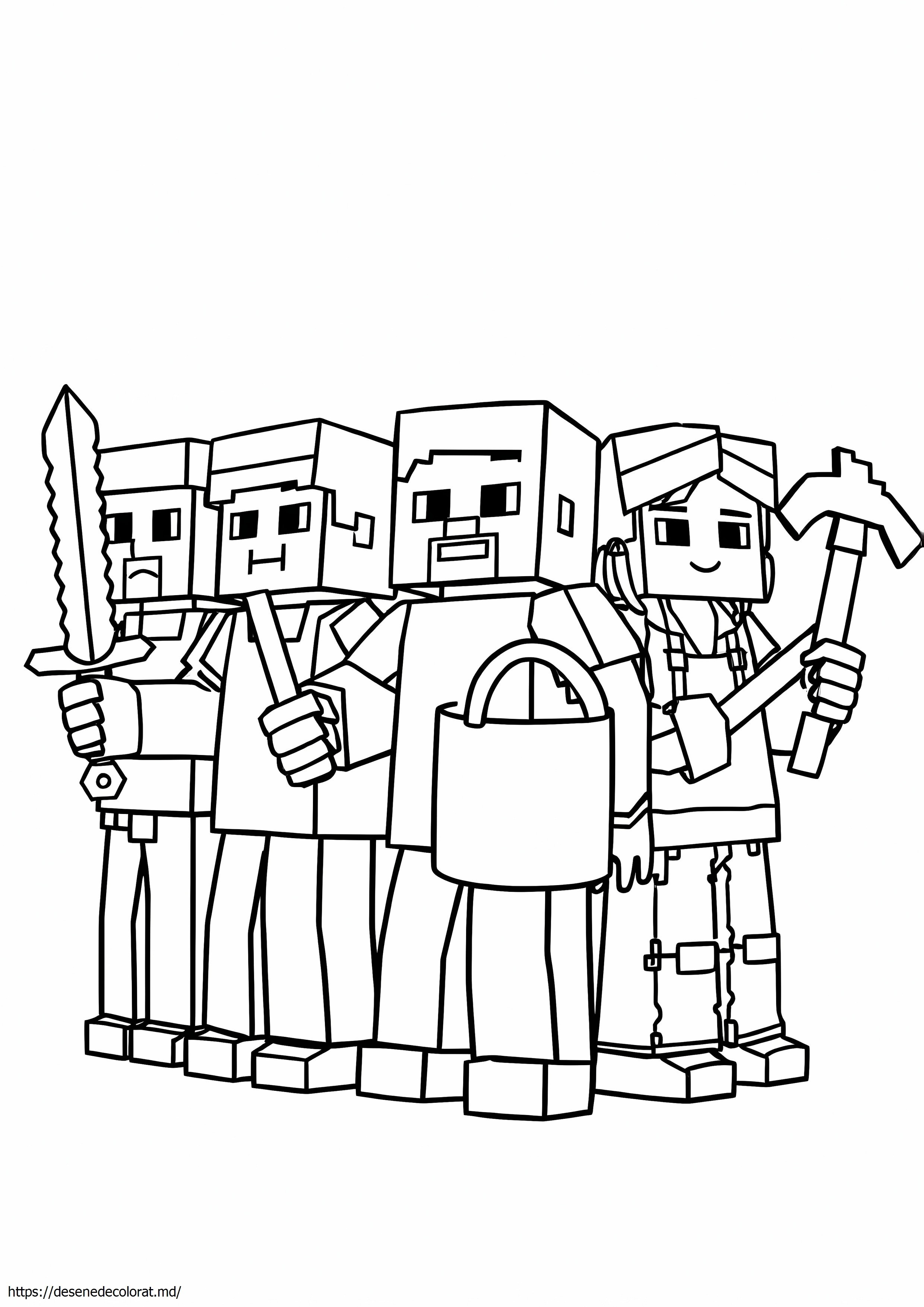 Oameni minecraft