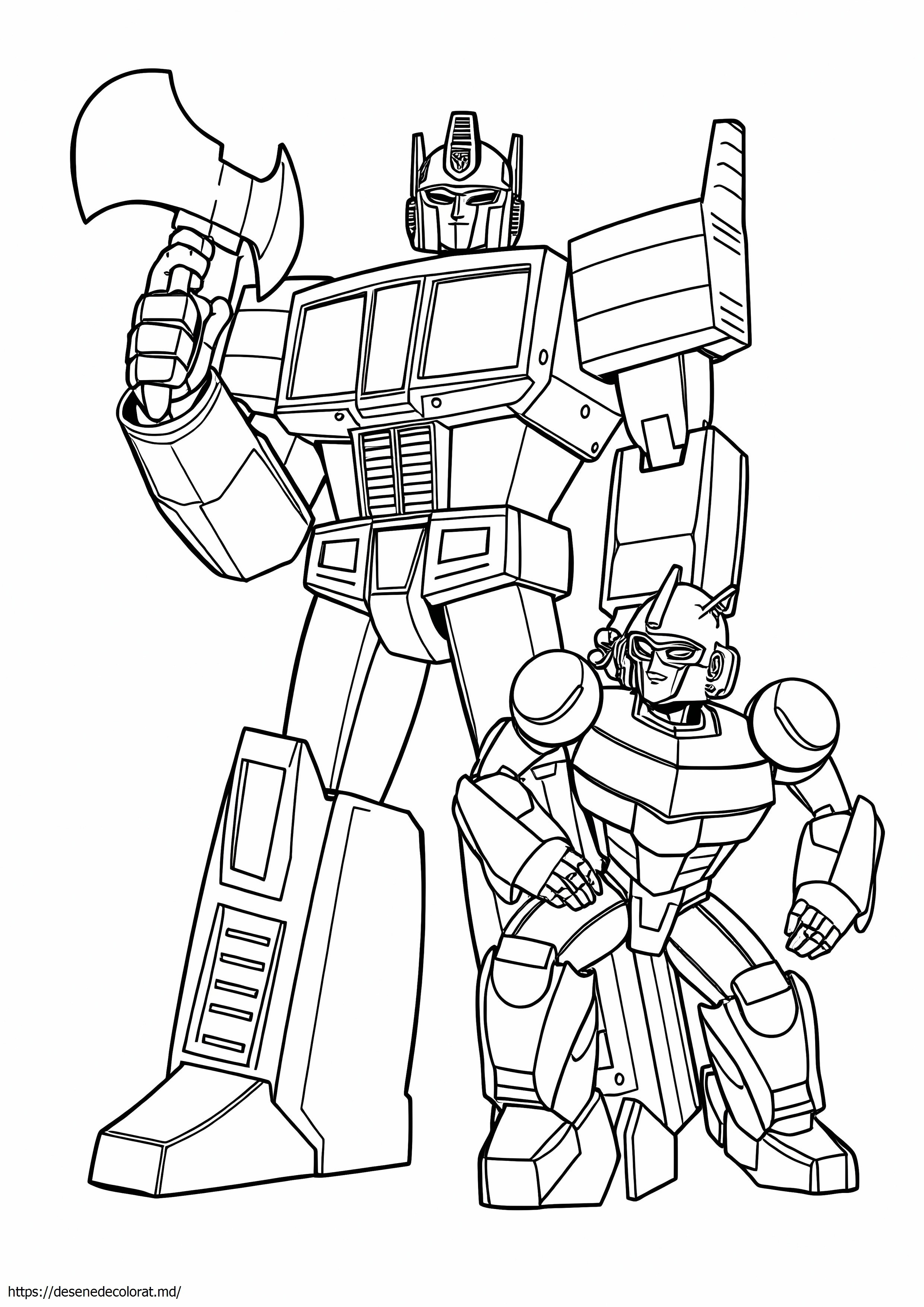 Transformatoare optimus prime bumble bee
