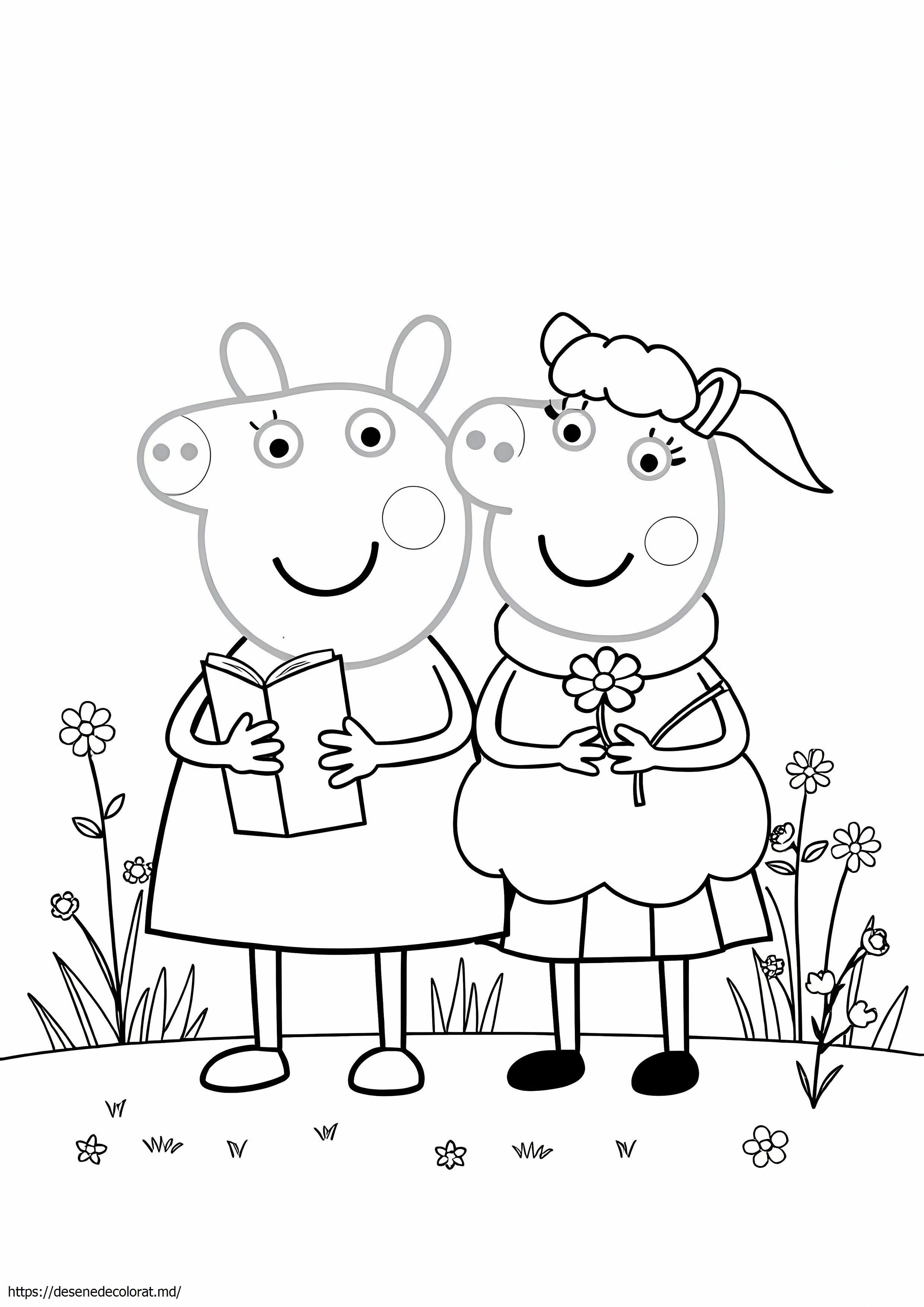 Peppa Pig și Suzy Sheep