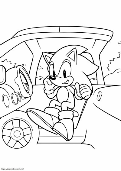 Sonic într-o mașină