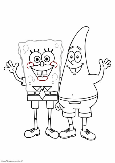 Bob buretele pantaloni pătrați și patrick