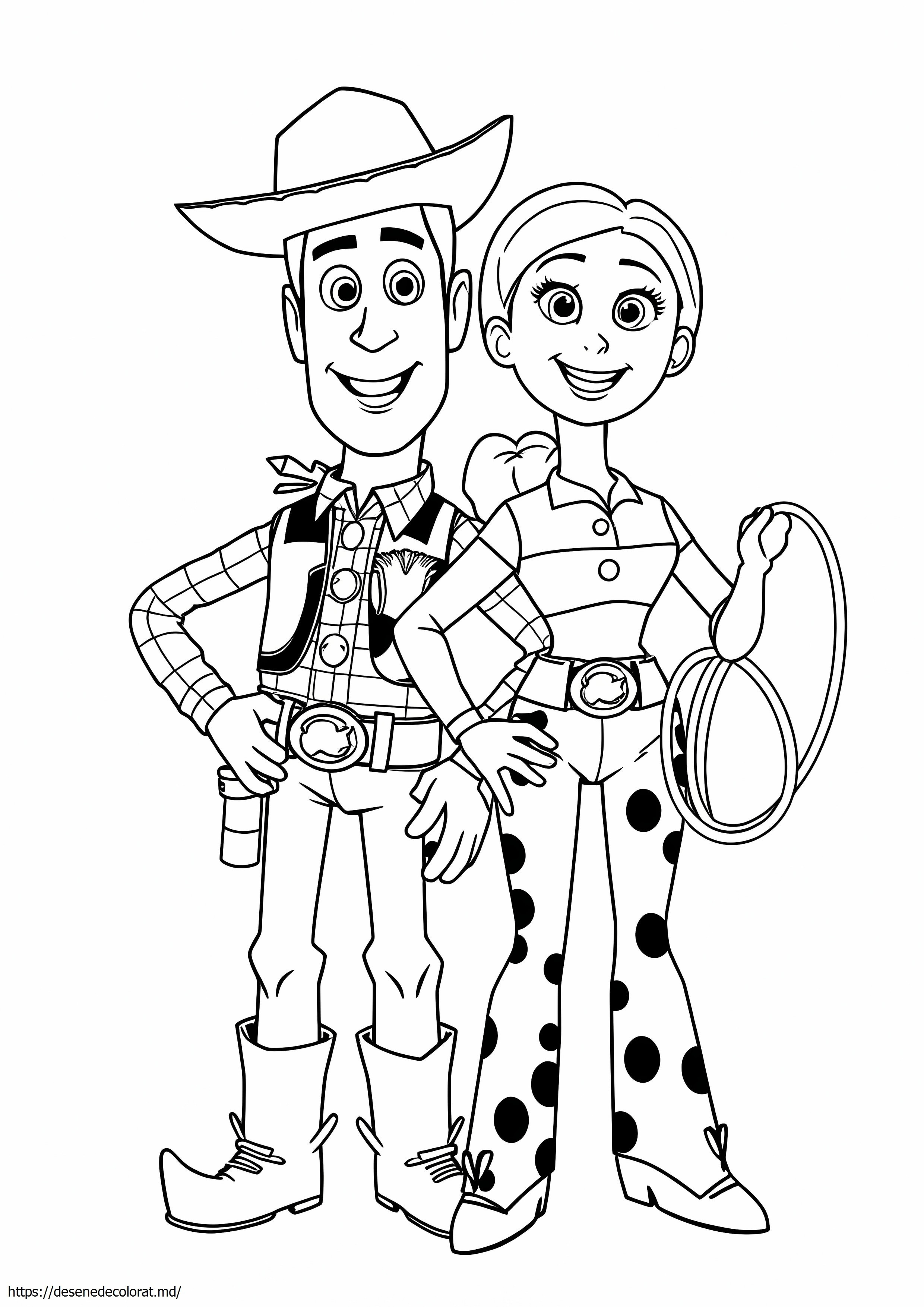 Povestea jucăriilor Woody și Jessie