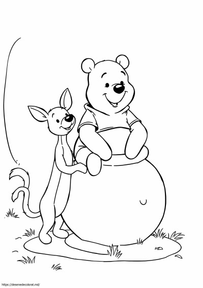 Winnie the pooh kanga și roo