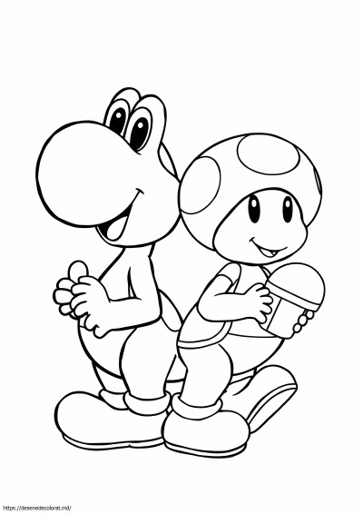Yoshi și broasca
