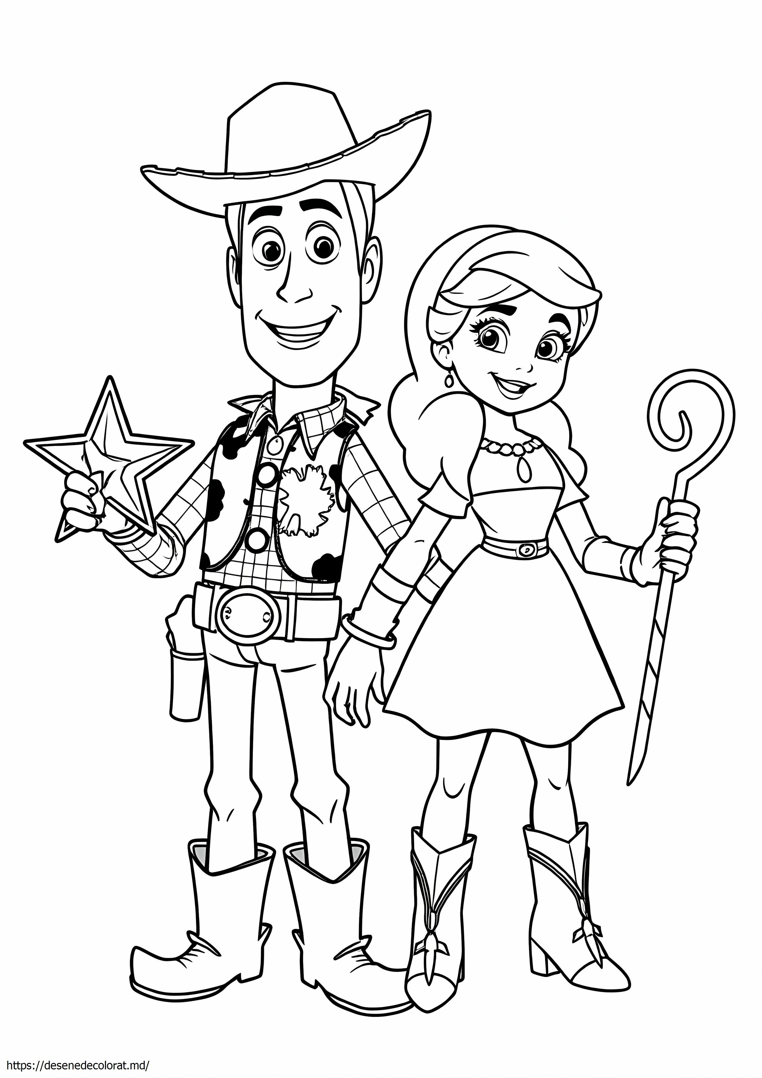 Woody și bo peep