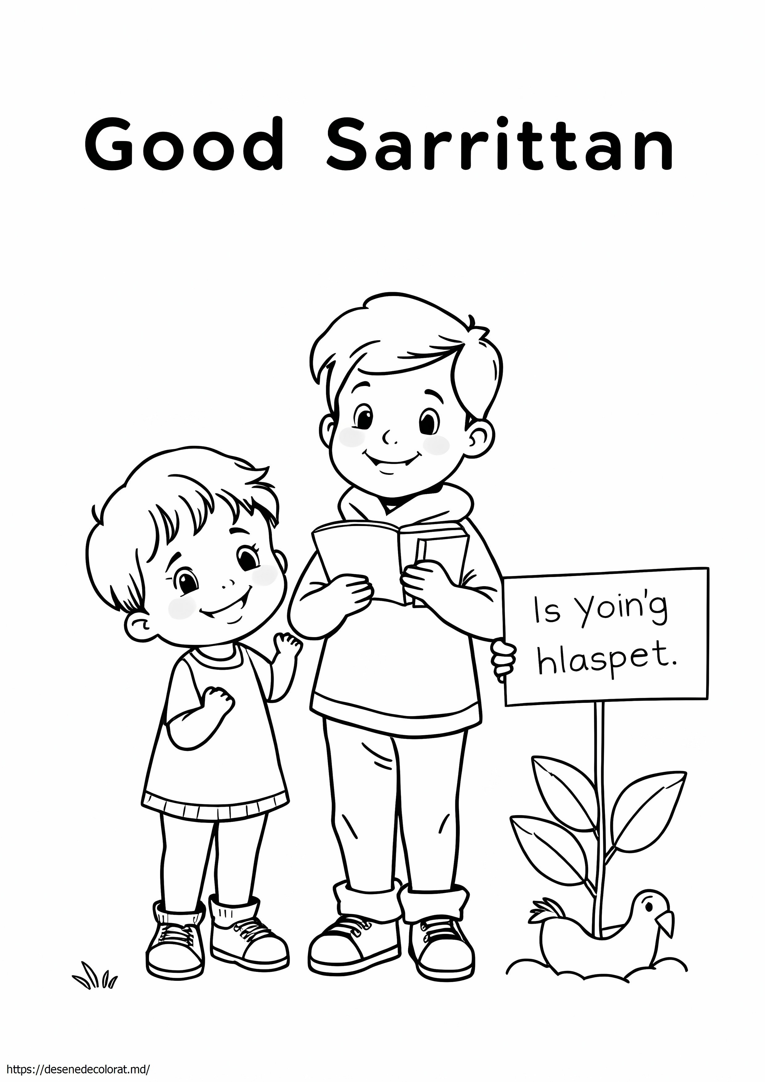 Preşcolar bun samaritean