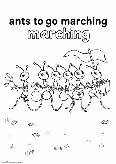 Furnicile merg în marș