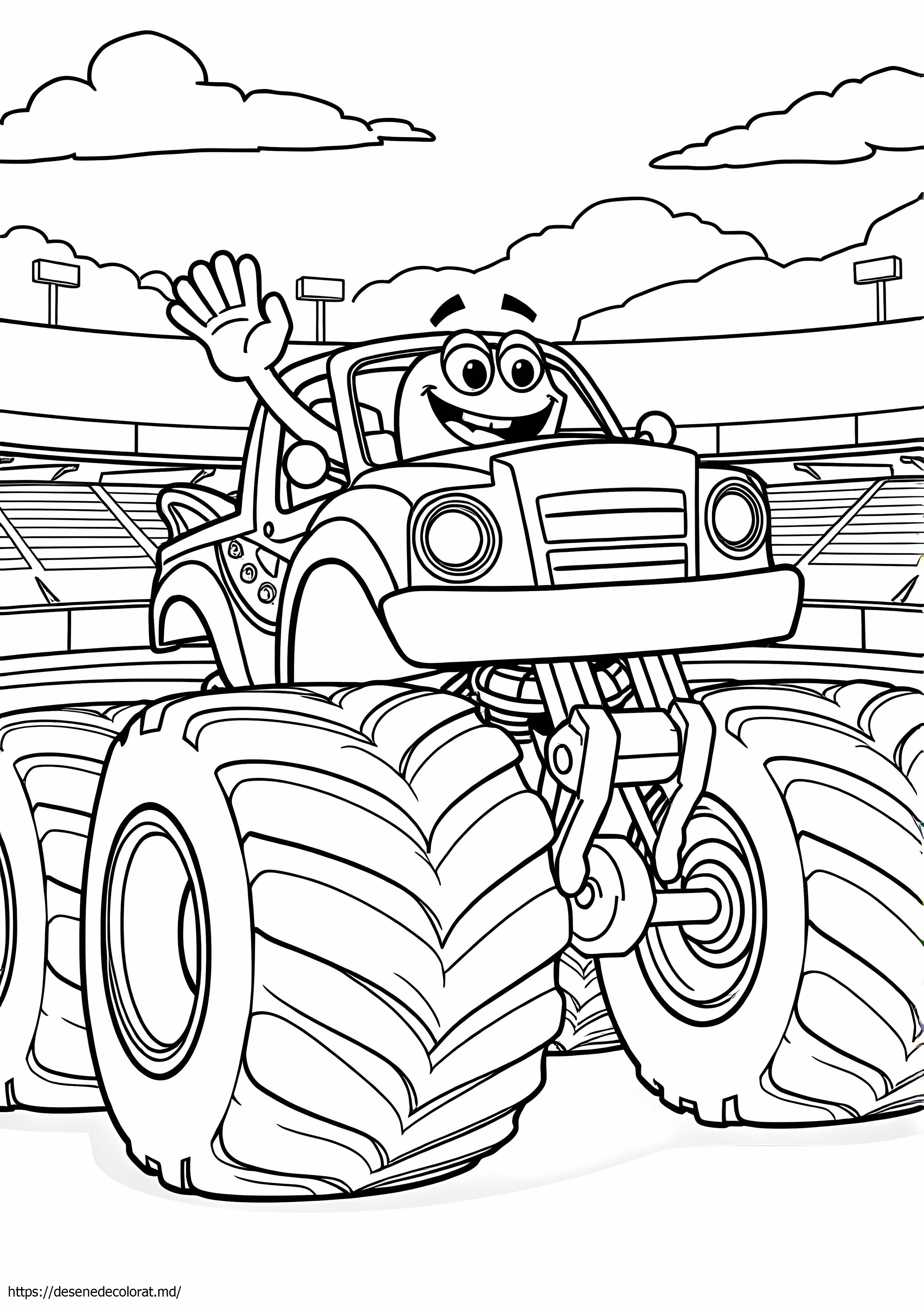 Camion monstru blippi