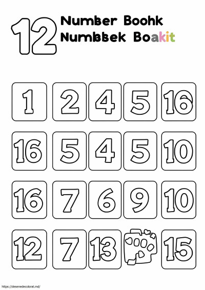 12 blocuri numerice