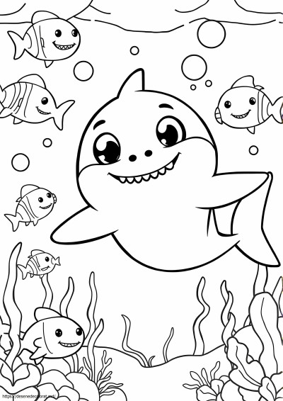 Pui de rechin pinkfong