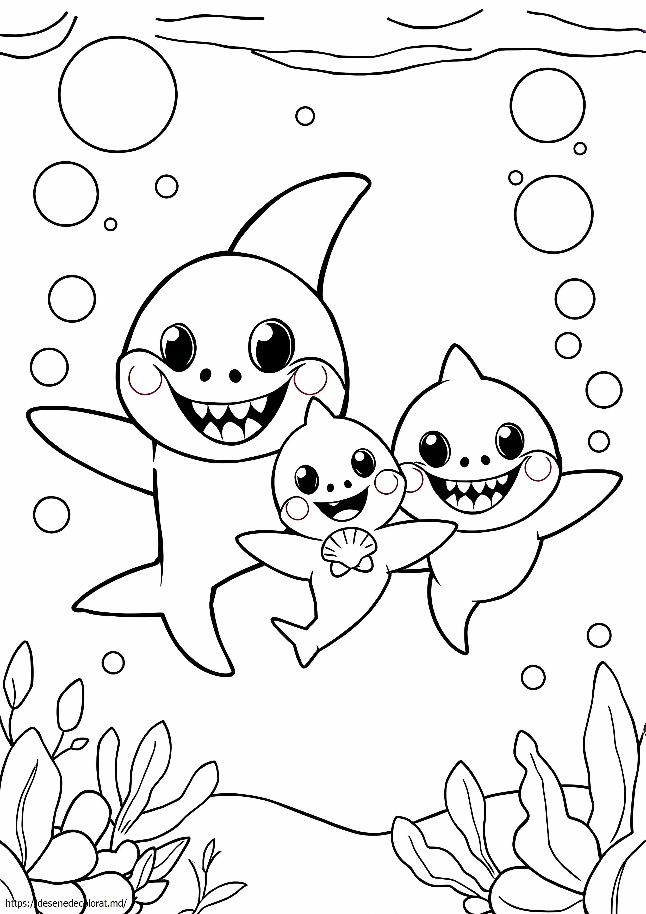 Familie de pui de rechin