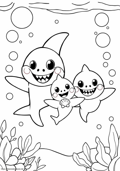 Familie de pui de rechin