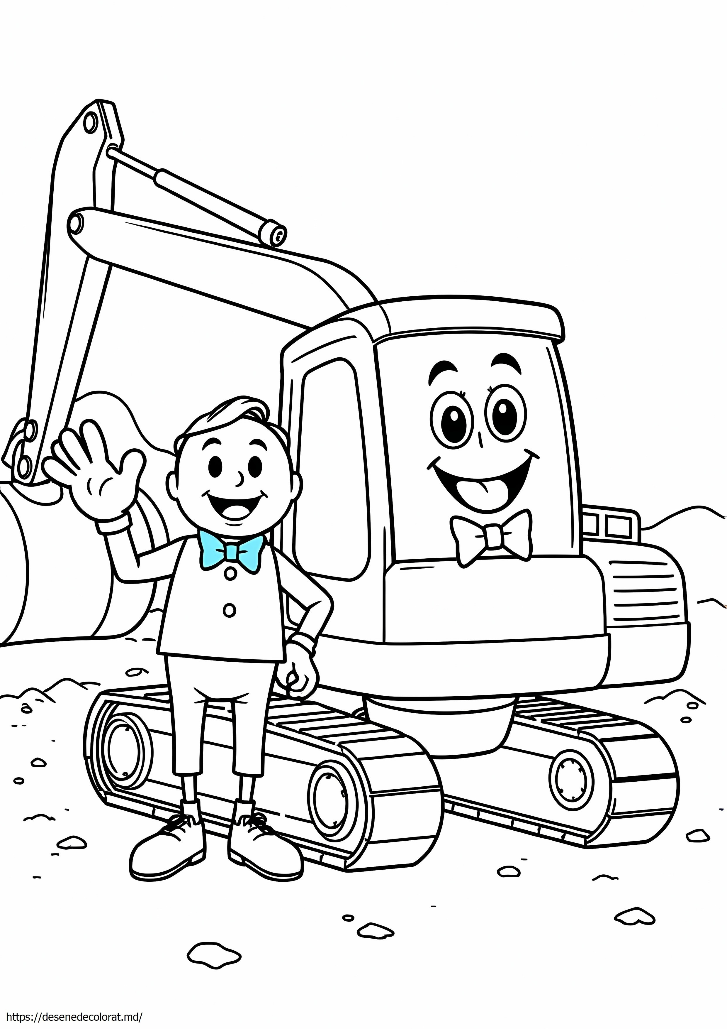 Excavator blippi