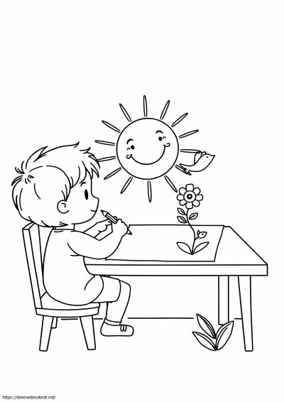 Foi de colorat pentru copii