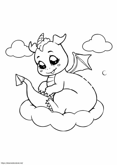 Drăguț ușor dragon