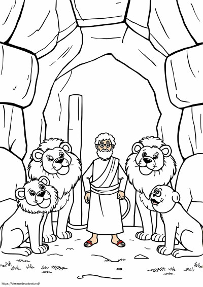 Daniel and the Lions Den grădinița