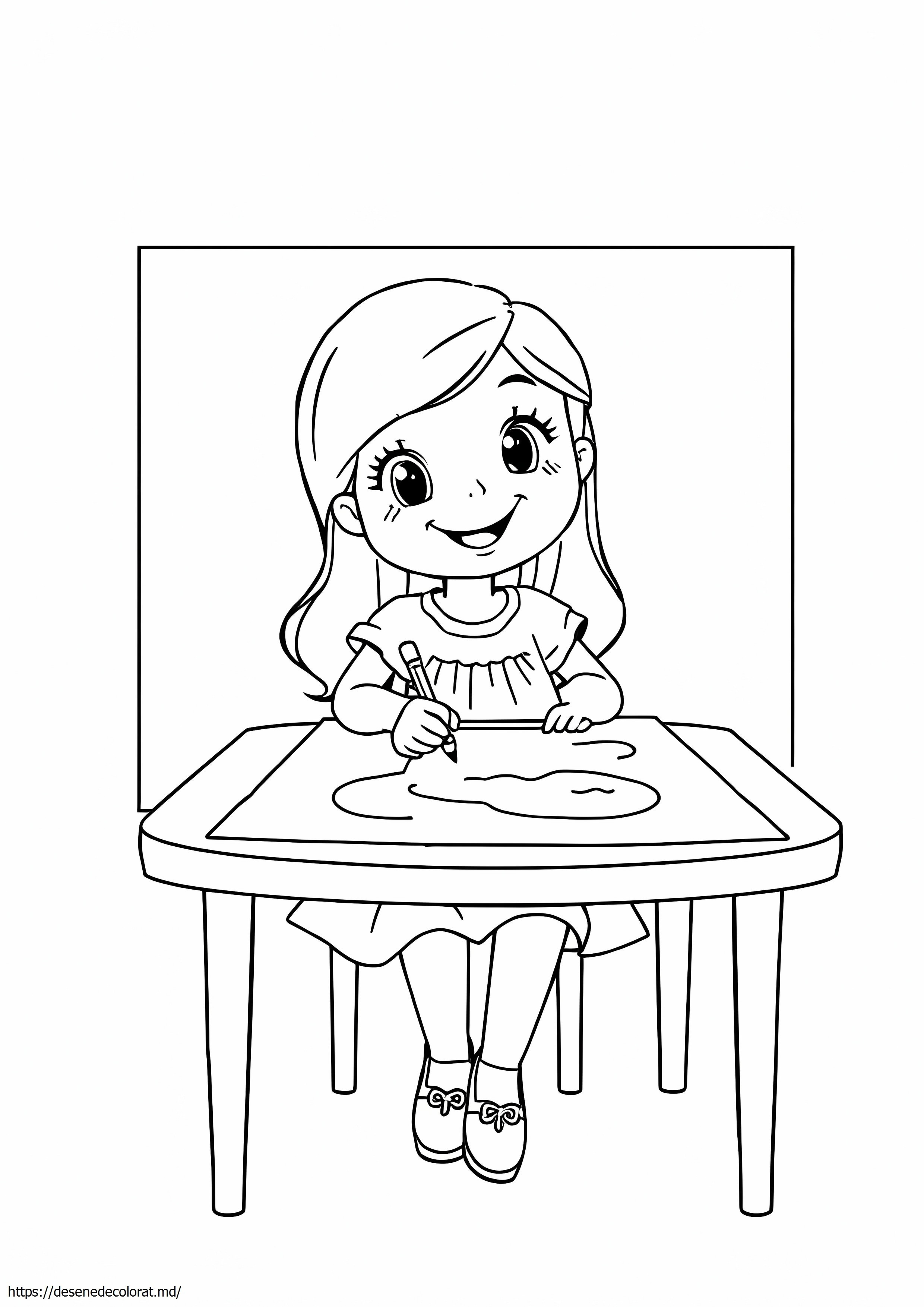 Copii desenând