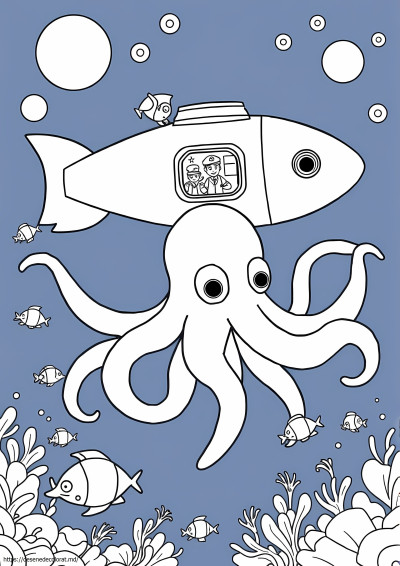 Octonauts calamar colosal