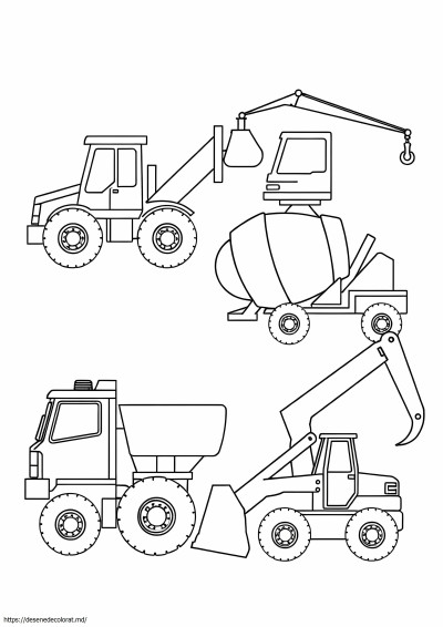 Vehicule de construcții preșcolare