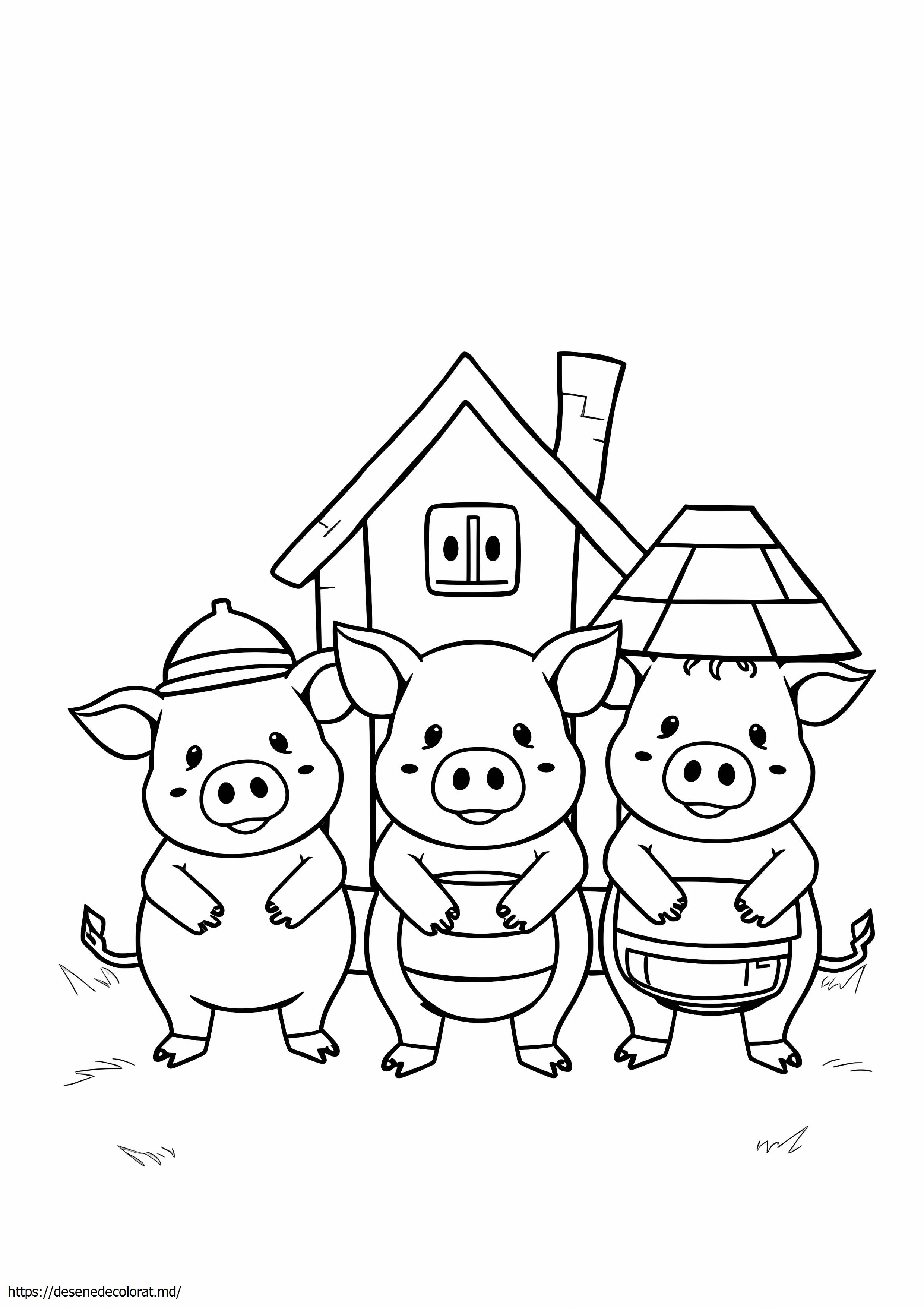 Trei porci pt