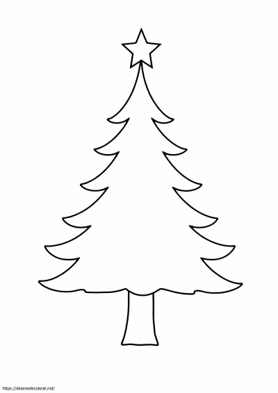 Conturul bradului de Crăciun