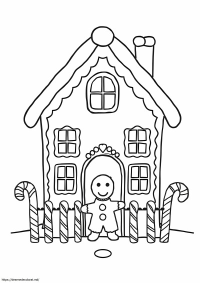 Casa usoara de turta dulce