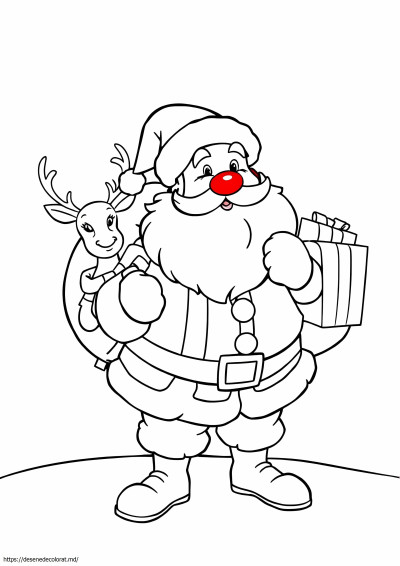 Moș Rudolph renul cu nasul roșu