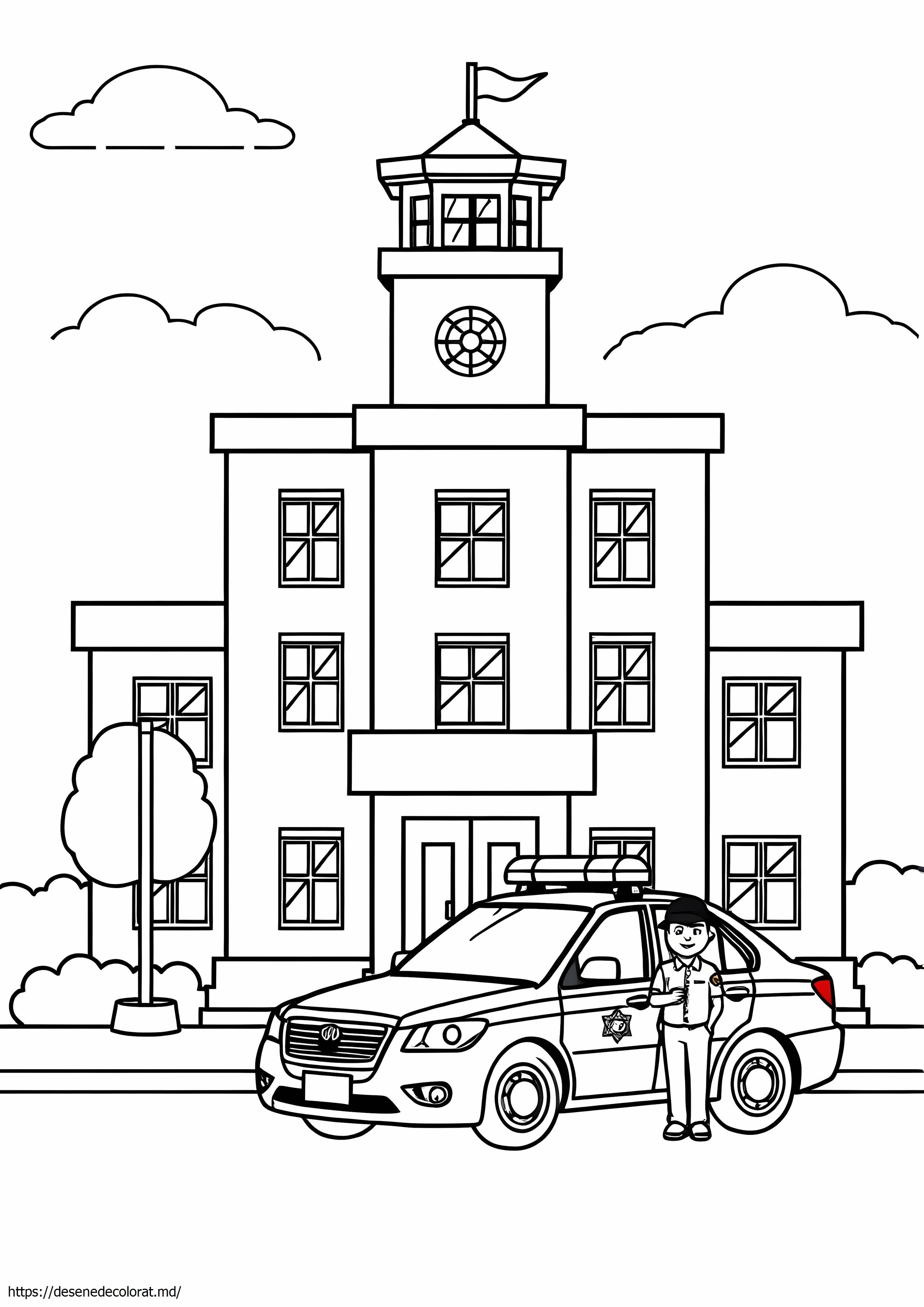Clipart secție de poliție