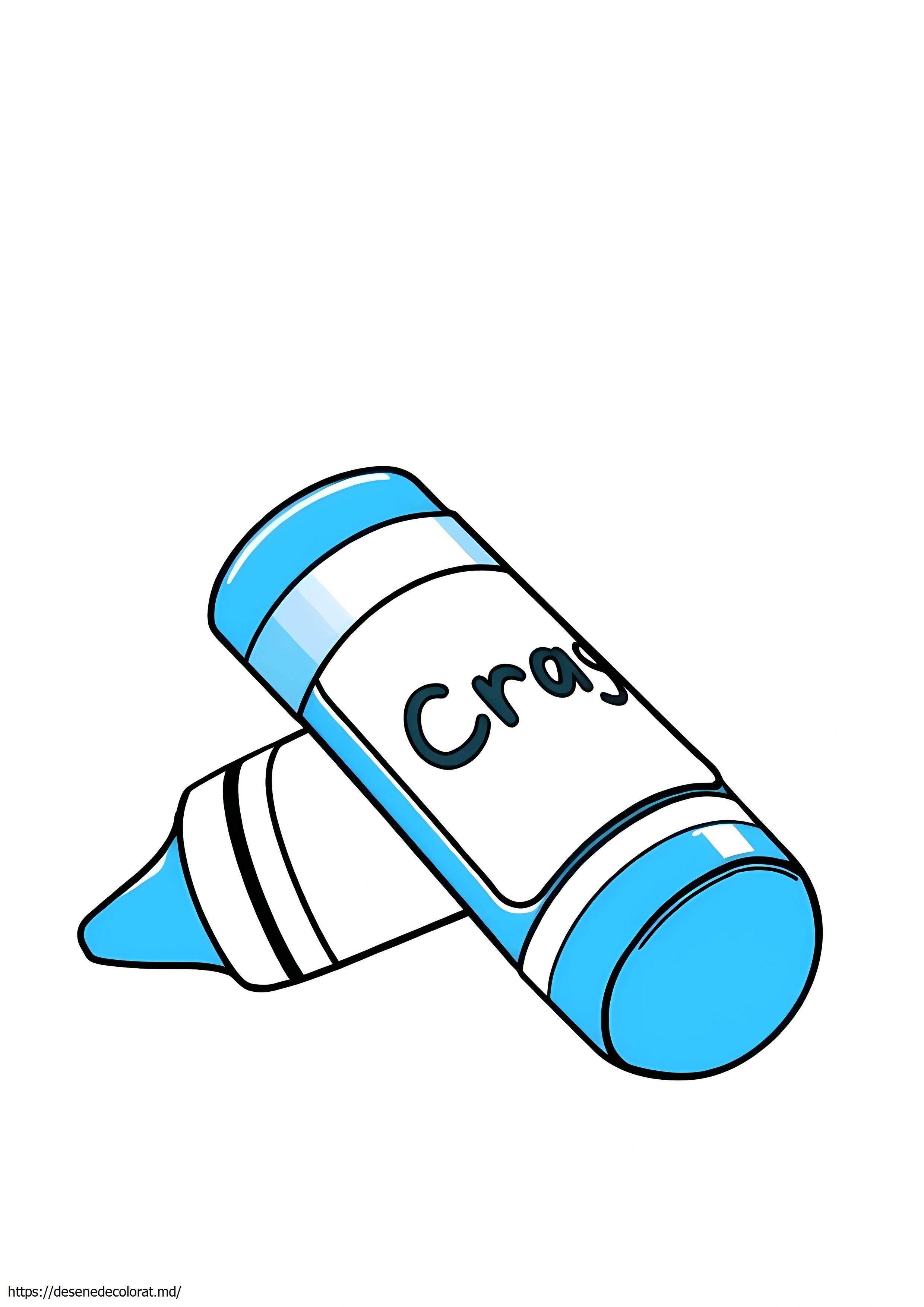 Creion albastru