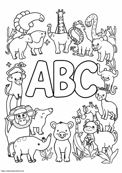 Abc animale zoo