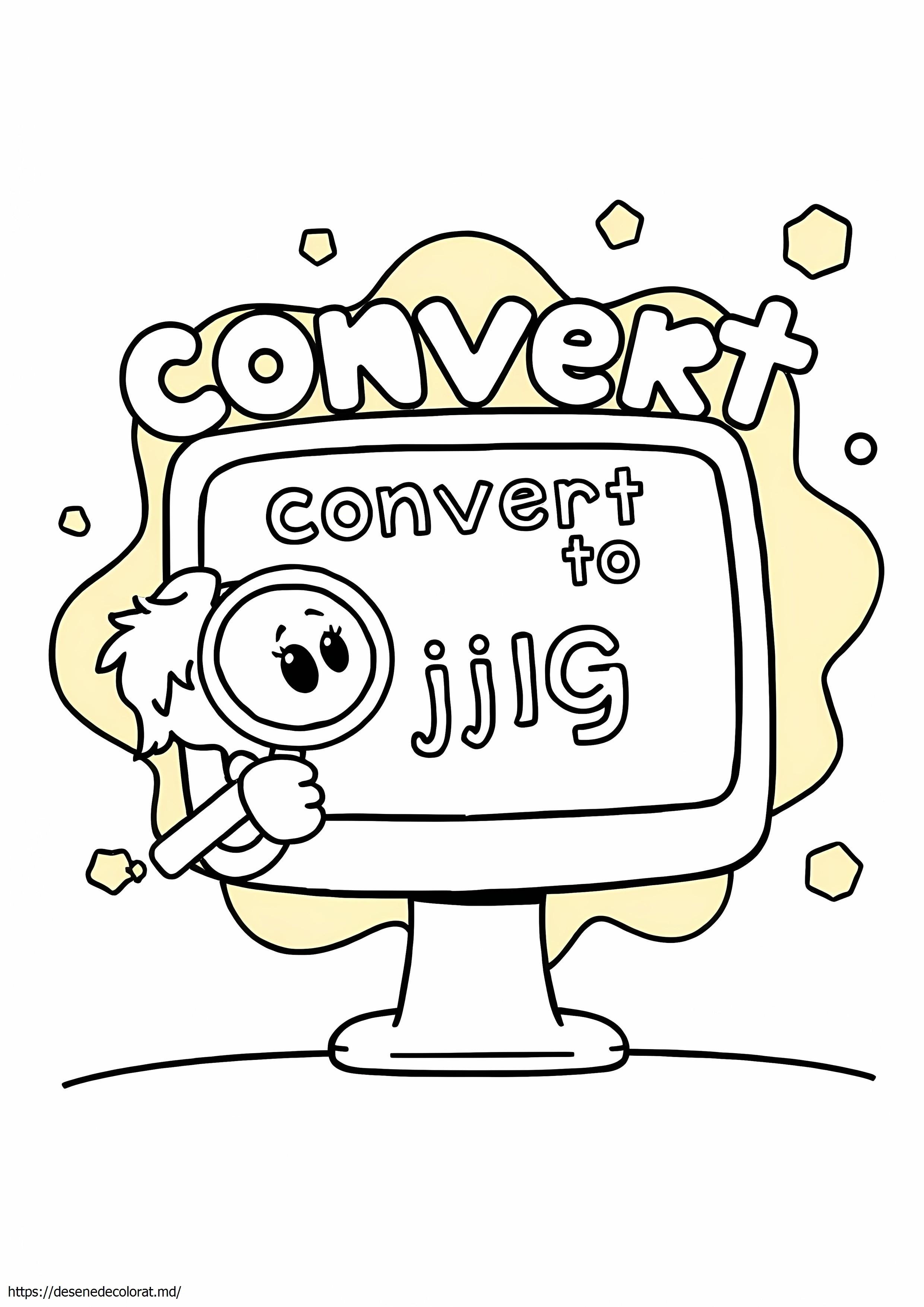 Converti jpg în