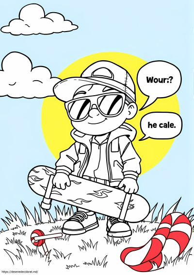 Imagini cool de colorat