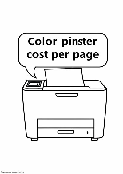 Costul imprimantei laser color pe pagină