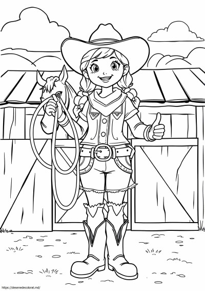 Cowgirl realistă