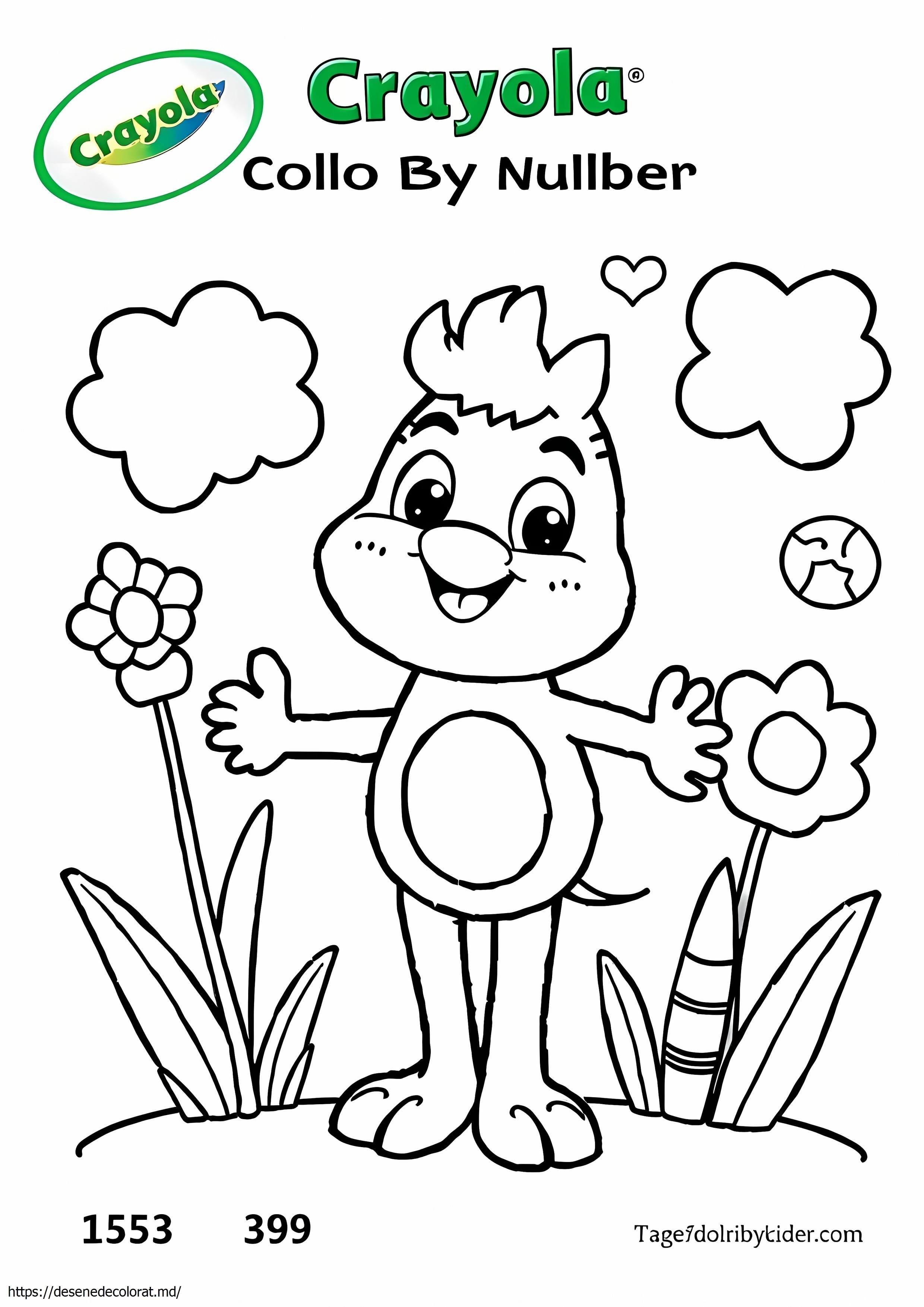 Coloreaza dupa numarul crayola